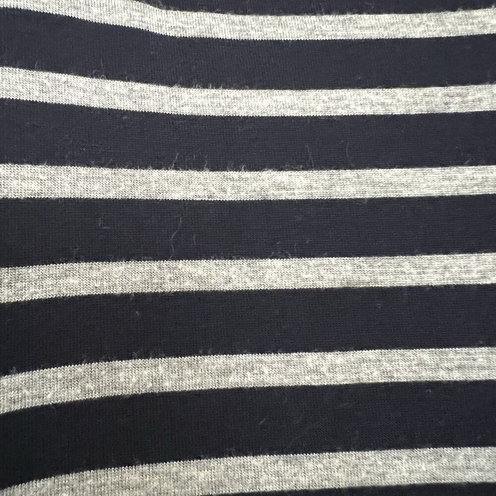J.Crew Stripe Maxi Skirt Navy Gray Casual Alt Grunge Coastal Nautical Women's S - Picture 2 of 11